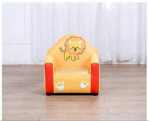 כורסא לקטנטנים בצבע צהוב דגם אריה כורסא לקטנטנים בצבע צהוב דגם אריה