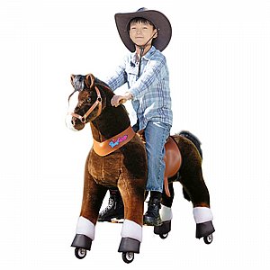 סוס רכיבה פוניסייקל חום כהה לגילאי 7-12 ponycycle חדש ל2024 דגם UX521 סוס רכיבה פוניסייקל חום כהה לגילאי 7-12 ponycycle חדש ל2024 דגם UX521